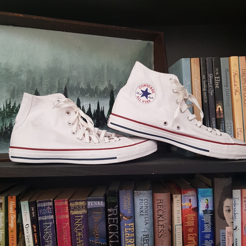 White Converse High Tops M9/W11